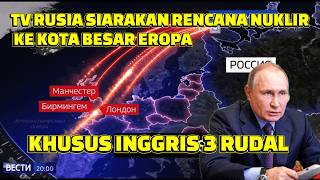 Download lagu RUSSIAN TV BROADCASTS NUCLEAR ATTACK PLAN ON EUROPE, UK IN SPECIFIC: 3 MISSILES TO WIPE OUT CIVIL...