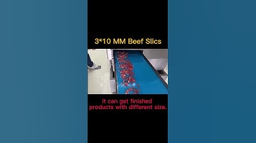 Meat Processing Machine | How to cut BEEF SLICES | Meat Slicer | Beef | Beef Jerky #shorts