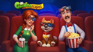 Gardenscapes New Event: Cinema Collection All Cards, Badge &amp; Legendary Badge