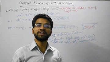 Proof of condition for Quadratic equation in two variables to represent pair of straight lines