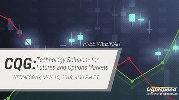 CQG Technology Solutions for Futures and Options Markets