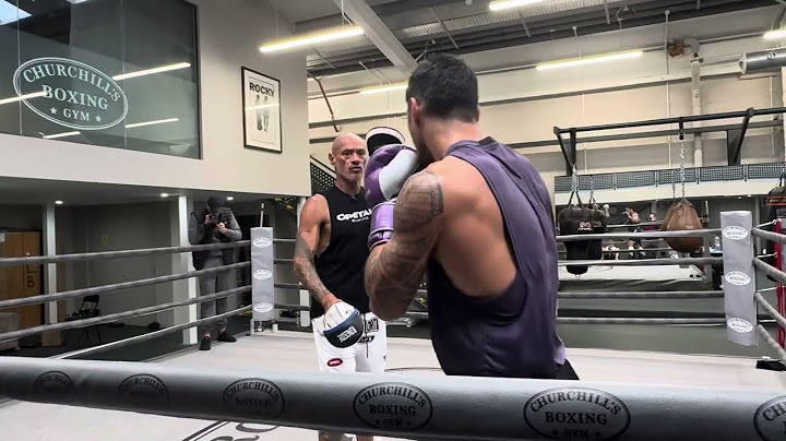 JAI OPETAIA ON PADS 1 WEEK BEFORE FIGHTING JACK MASSEY!!