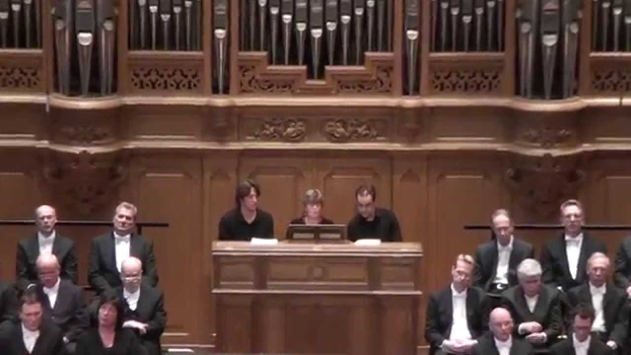 Denken Raffinaderij vorst Choral Dorien by Jehan Alain - Gonny van der Maten (Concertkoor Haarlem) -  YouTube