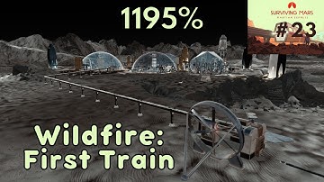 Concrete Outpost | 1195% Difficulty - Hardest Map | Surviving Mars - Martian Express | Ep 23