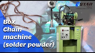 Box chain making machine with solder powder-EST-CBX1