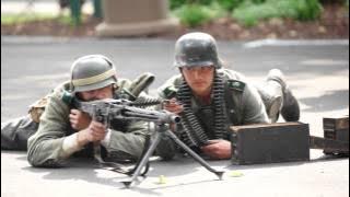 WW2 German MG42 Machine Gun Demonstration
