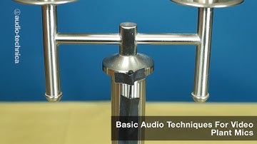 Basic Audio Techniques for Video: Plant Mics