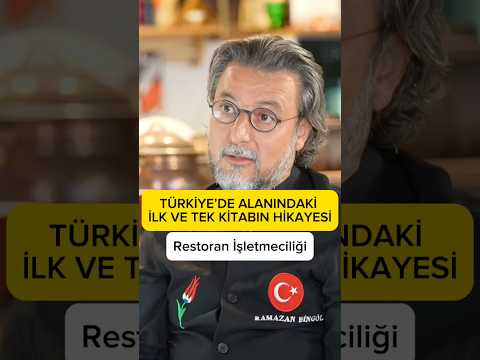 Türkiye’de Alanındaki İlk ve Tek Kitabın Hikayesi | Restoran İşletmeciliği