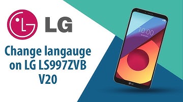 How to change language on LG V20 LS997ZVB?