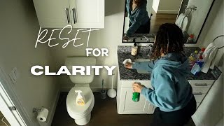 Reset Your Space, Reset Your Mind | Bathroom Clean & Declutter