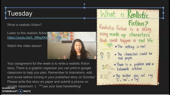 Realistic Fiction Lesson