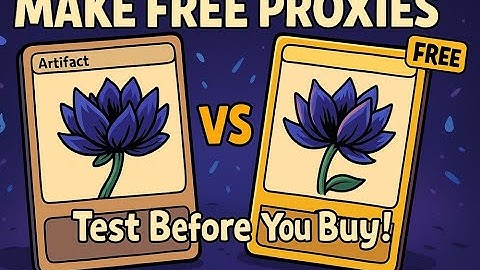 How to Make Magic: The Gathering Proxies (Easy & Free Tool)