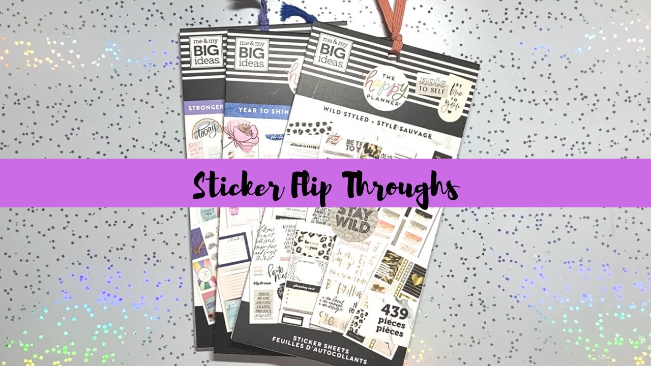 HP STICKER BOOK FLIP THROUGHS | Wild Styled, Stronger Together, Year To Shine