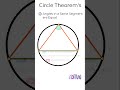 Circle Theorem | Angles in the same segments are equal  #shorts