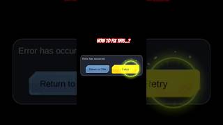 How To Fix This..? | Dragon Ball Legends Error Has Occured | #dragonballlegends