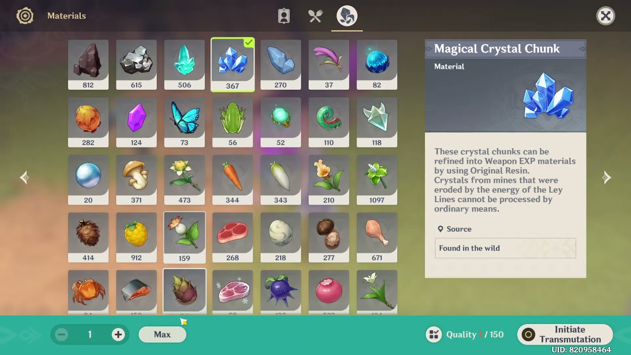 Genshin Impact | Magical Crystal Chunks are actually useful!!!!