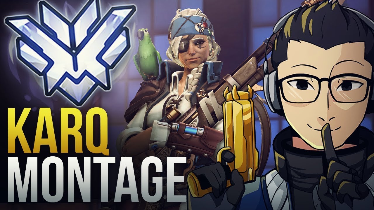 KarQ - ANA / Zenyatta Support GOD - Overwatch Montage