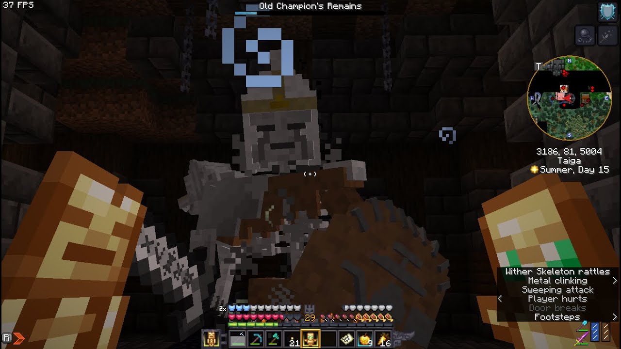 minecraft modpack pt 6 : my first boss fight (i die) - YouTube