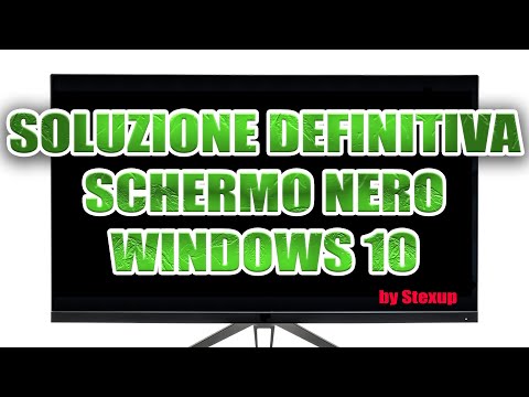 Video: Come Rimuovere Lo Schermo Nero All'avvio?