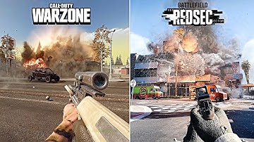 Cod: Warzone vs Battlefield 6: REdsec - Graphic, Physic, Details & Animations Comparison