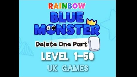 Rainbow DOP- Delete One Part | Level 1-50 | Gameplay | Walkthrough | Android iOS | (Uk Games)