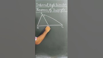 Angle bisector theorem|| Class10th