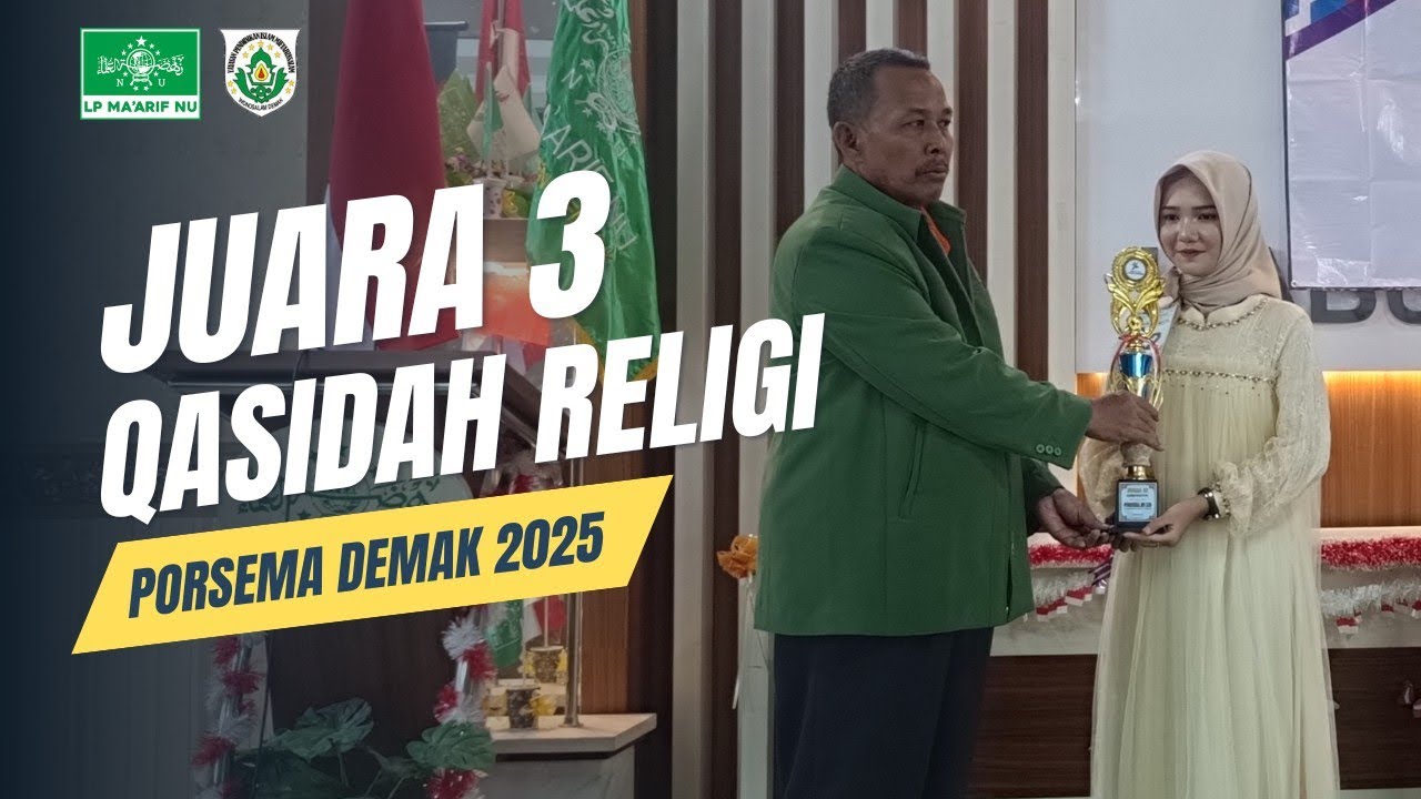 IFRAH YA ALBI - CINTA AYU PUTRI, JUARA 3 LOMBA QASIDAH RELIGI PORSEMA LP MA'ARIF NU KAB DEMAK 2025