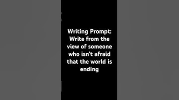 Writing Prompt 144: I’m out of funny comments today
