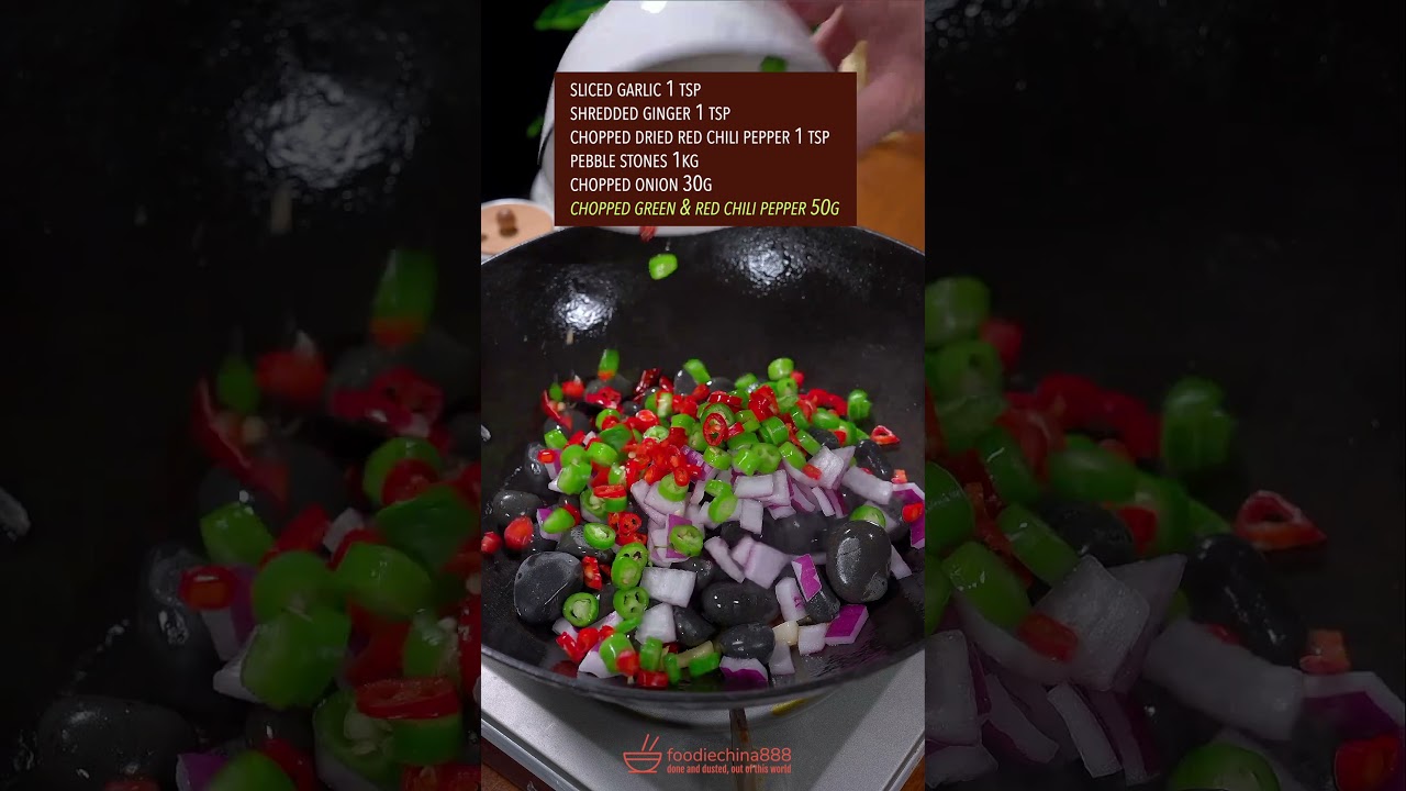 EASY VEGAN STIR-FRIED PEBBLE STONE RECIPE #veganrecipes #cooking #chinesefood #vegetarian #pebbles