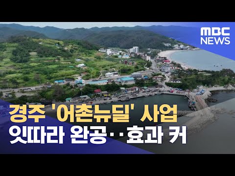 경주 어촌뉴딜 <strong>사업</strong> <strong>효과</strong> 커 (2024.06.17/뉴스데스크/포항MBC)