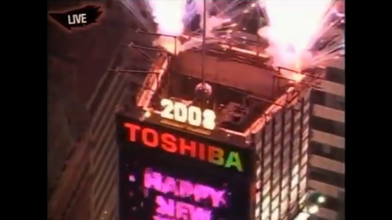 MTV 2008 Times Square Ball Drop (Tila Tequila's New Year's Eve Masquerade 2008)