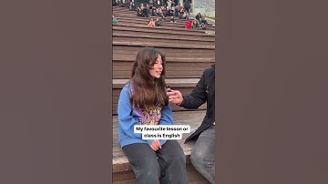 Henüz 12 yaşında 👏 #ingilizce #röportaj #english #grammar #sokakröportajları