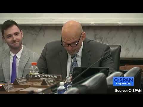 John Fetterman Gives Opening Statement for Subcommittee Hearing After Returning to Senate