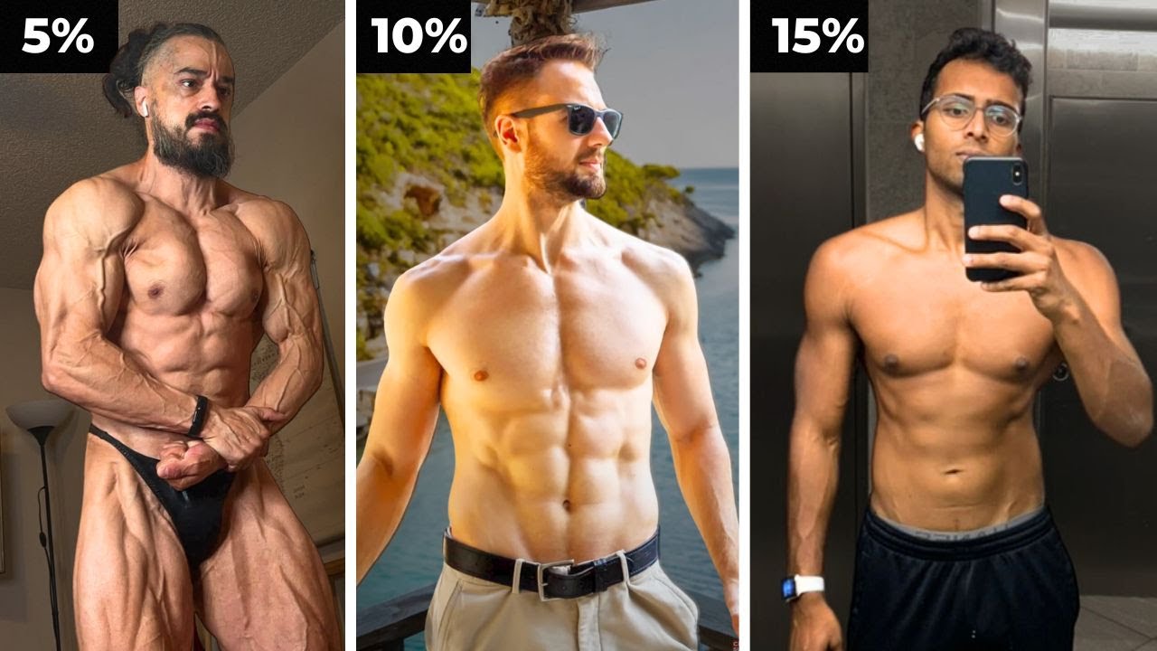 Fat Reyal What's YOUR Body Fat Percentage? (Real Life Examples) - YouTube