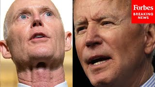 "You Can't Do This": Rick Scott Rips Biden, Democrats On Inflation
