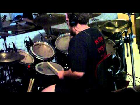 Cardiac Arrest - "Conjured Beings" Studio Drum Cam 12-04-2010