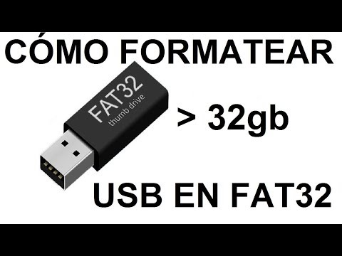 Tutorial | Cómo formatear en FAT32 USB mayores a 32gb
