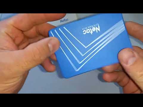 ASMR Unpacking the SSD NETAC N535S 240Gb