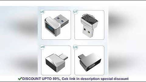 USB Fingerprint Reader for Windows 7/10/11 PC Notebook Lock Biometric Scanner Laptop Password Biomet