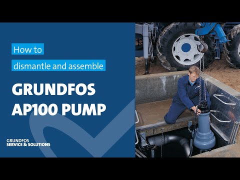 How to dismantle and assemble Grundfos AP100 pump