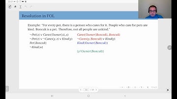 02.14 Resolution in First Order Logic, Examples