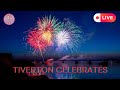 Fireworks display  tiverton ri celebrates