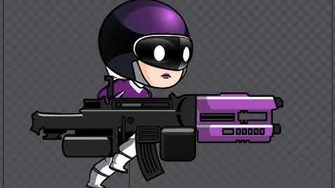 Purple Ranger Character Sprite Sheets