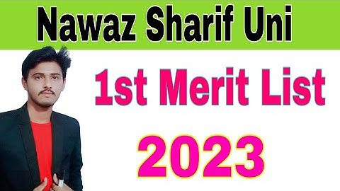 Nawaz Sharif Uni Of Agriculture Multan 1st Merit List 2023 Announced|MNSUAM 1st Merit List Announced