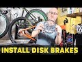How to install hydraulic brakes on a mtb | How to build a MTB | Bike Build