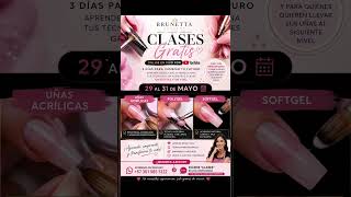 Clases gratis de uñas 💅 Del 29 al 31 de mayo #nails #uñas #poligel #nailart #uñasacrilicas