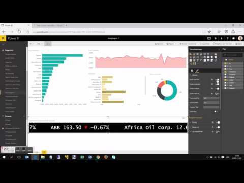 Using custom visuals - The Scroller Visual - Using custom visuals - The Scroller Visual