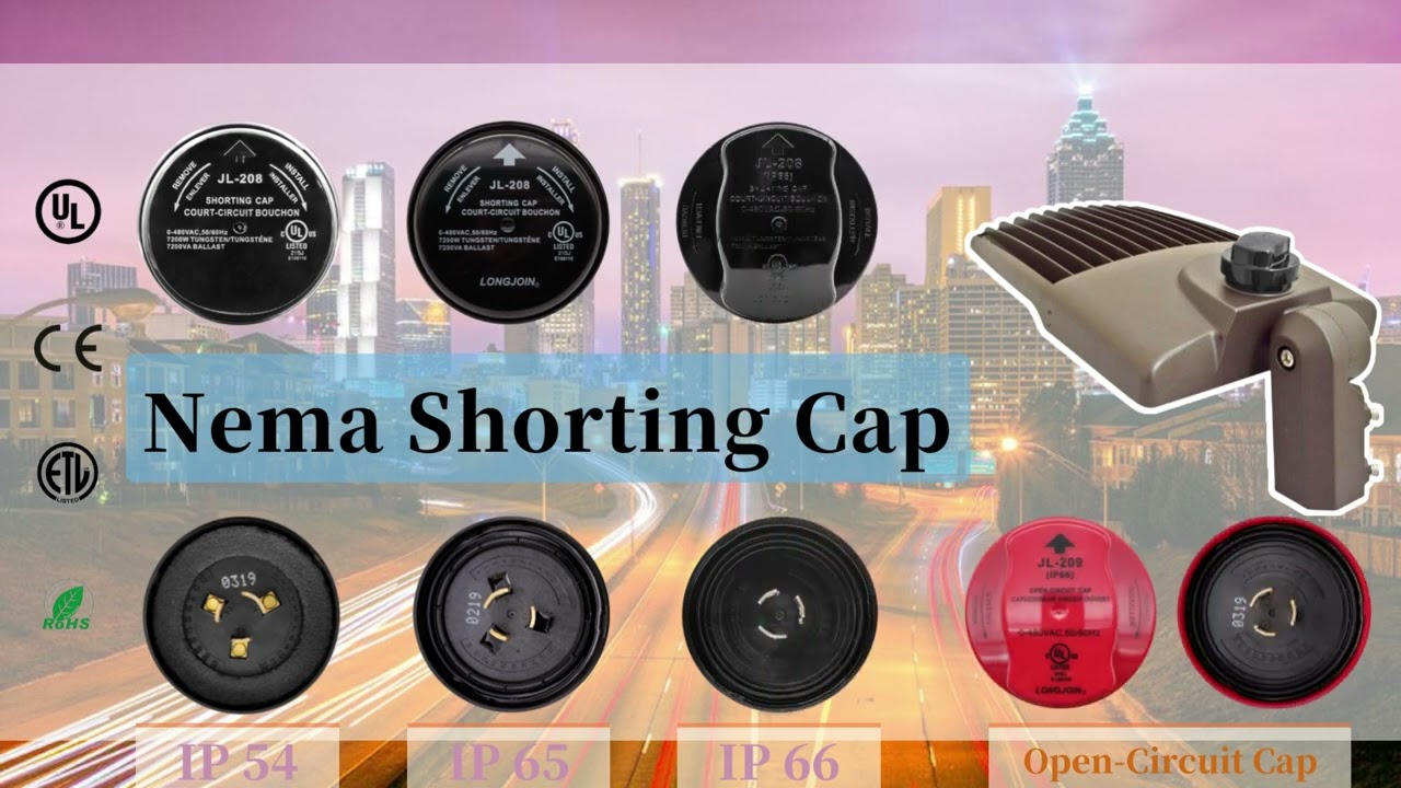 NEMA 7 PIN Socket/ shorting cap Manufacturer /Reserved intelligent interface for your street lights