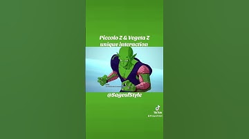Piccolo Z & Vegeta Z unique interaction #dragonball #dragonballz #dragonballsparkingzero #shorts