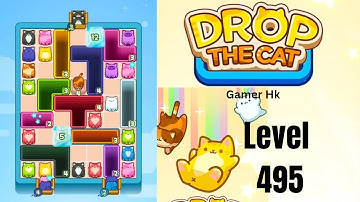 Drop The Cat Level 495 Walkthrough Solution 